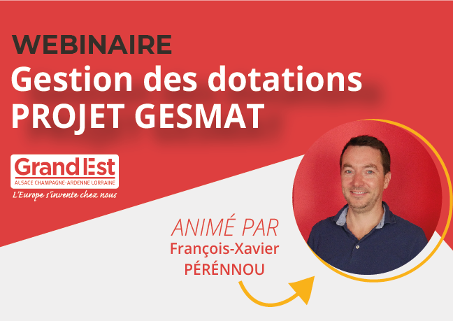 webinaire gesmat - gestion des dotations